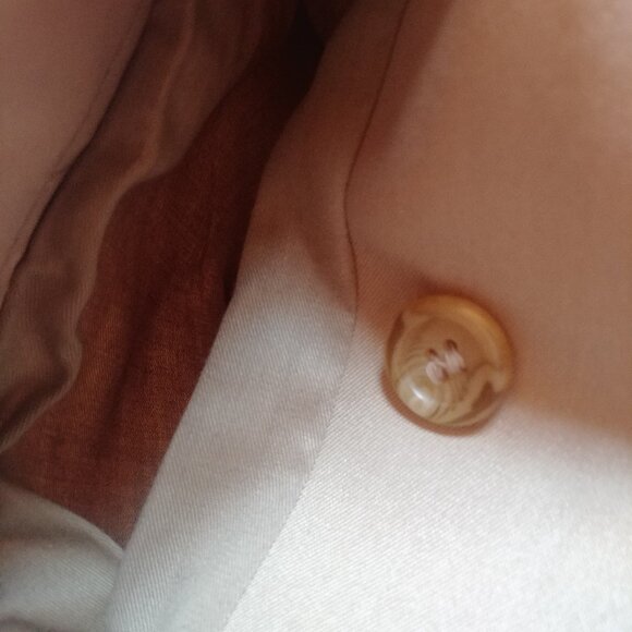 Vintage St Michael Mens Tan Trench Coat "To Fit 42 Inch Chest" - Picture 12 of 15